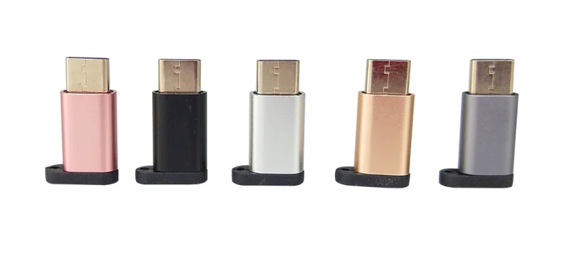 
Key Chain Logo Customize OEM Micro USB V8 to USB 3.1 Type C Converter Adapter 