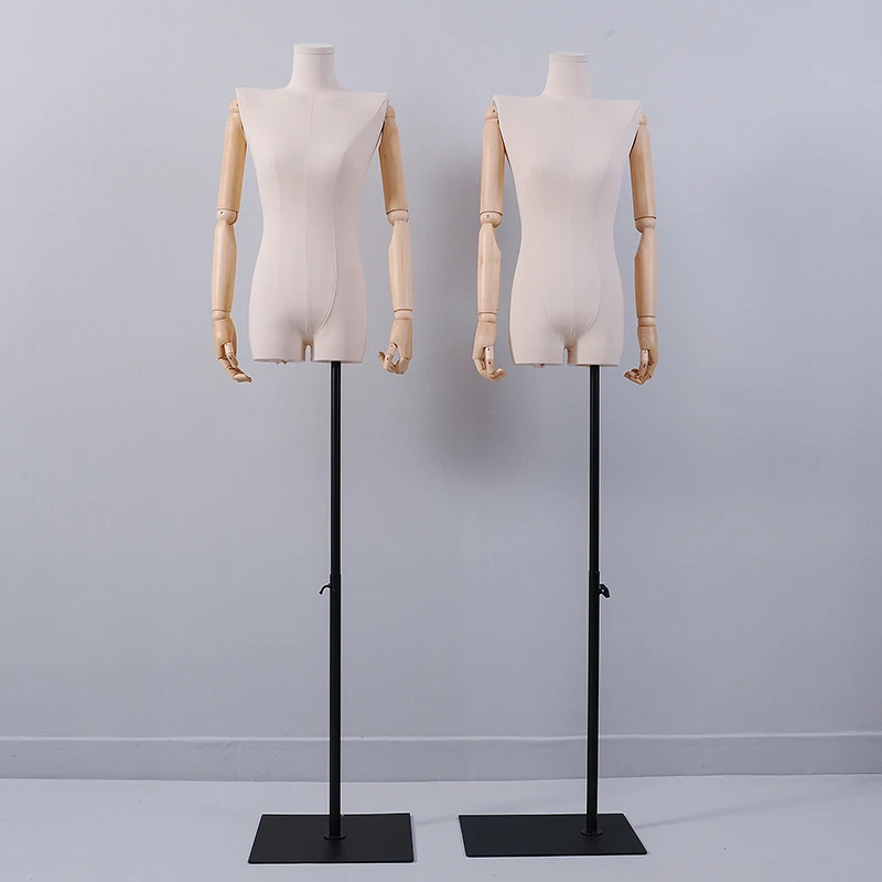 high-end realistic women female bust half body torso mannequin