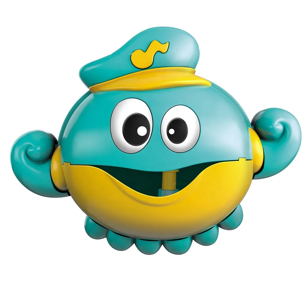 Электрическая машина для мыльных пузырей игрушка ванны в виде осьминога детей и