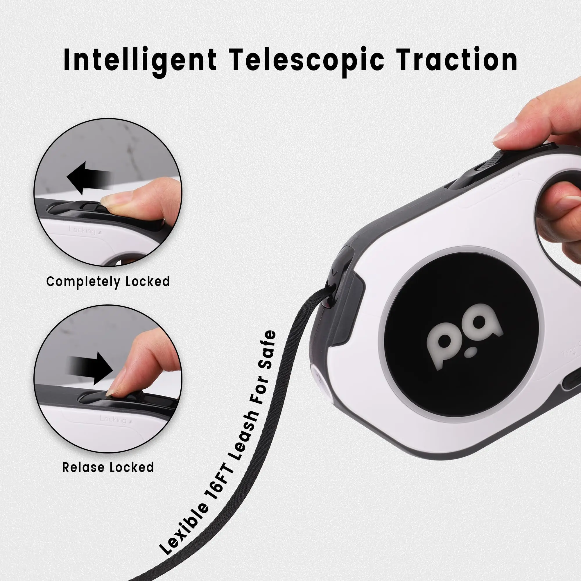 360 Degree Retractable Roulette Leash Pet Walking Lead Outdoor Solid 3M 5M Long Leashes For Large and Small Dogs