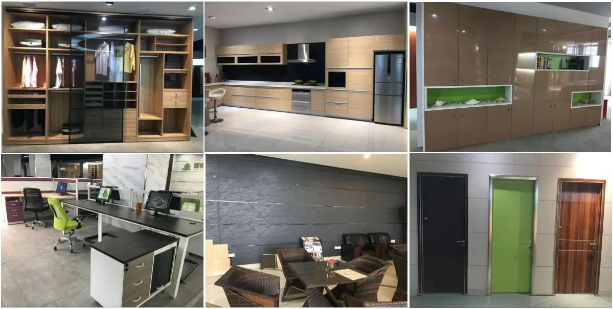 18mm 4x8 laminated mdf board for kitchen cabinet