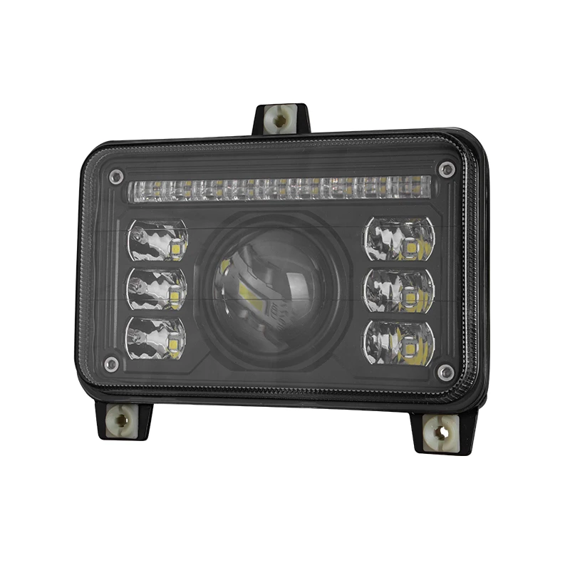 
EMC Tractor Agriculture 4x6 inch Combination DRL LED Headlamp 