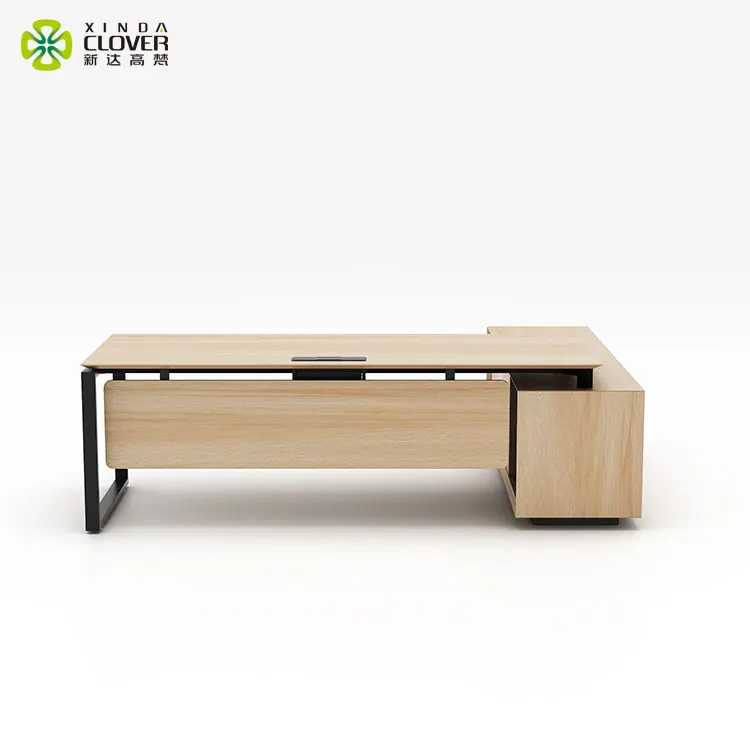 Steel frame boss office desk executive table