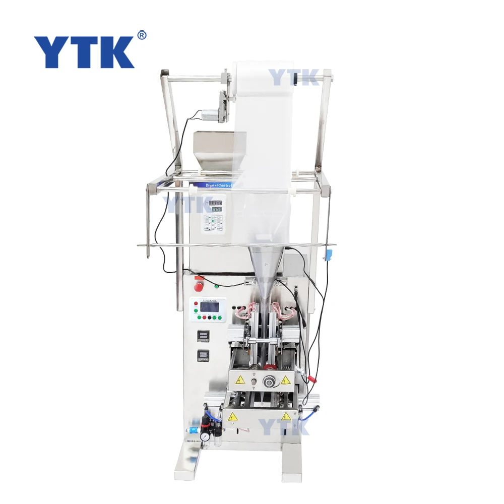 YASON YTK-ZB200F Four Side Bubble Tea Sugar Dispenser Weighing Filling Packaging Machine For Pill Food Machine Small Business