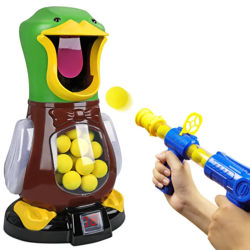 Игрушечная игрушка-утка с пневматической пулей