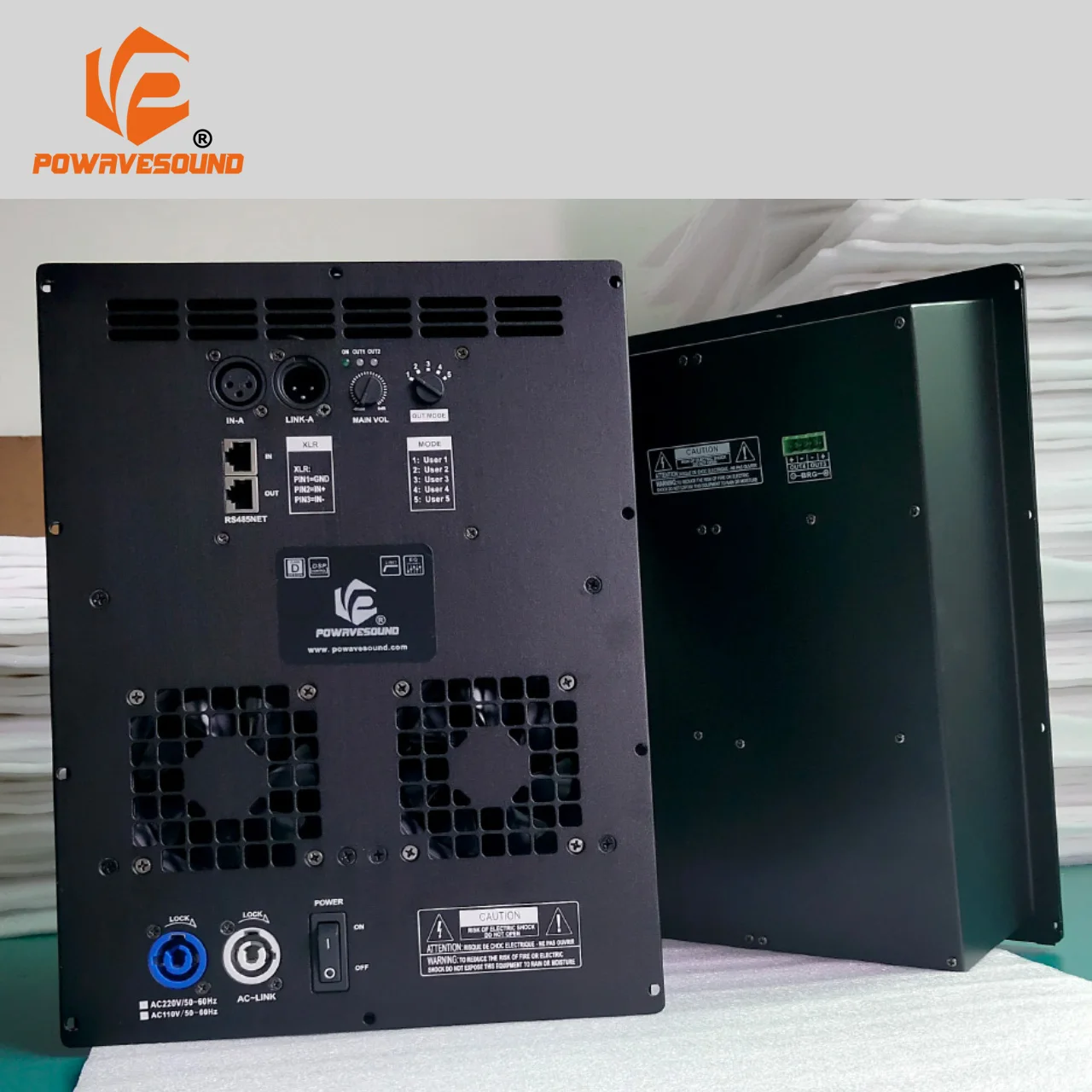 Модуль усилителя мощности 2x2000 Вт для двойного 18-дюймового активного сабвуфера 3000 усилитель плата 21-дюймового сценического