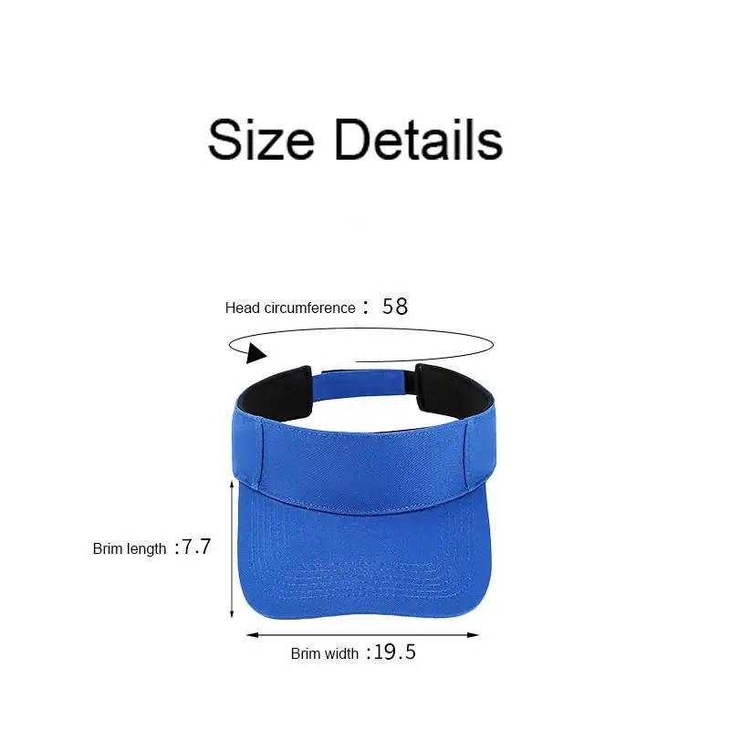 Sun visor cap/Sports visor hat for men/Cap visor