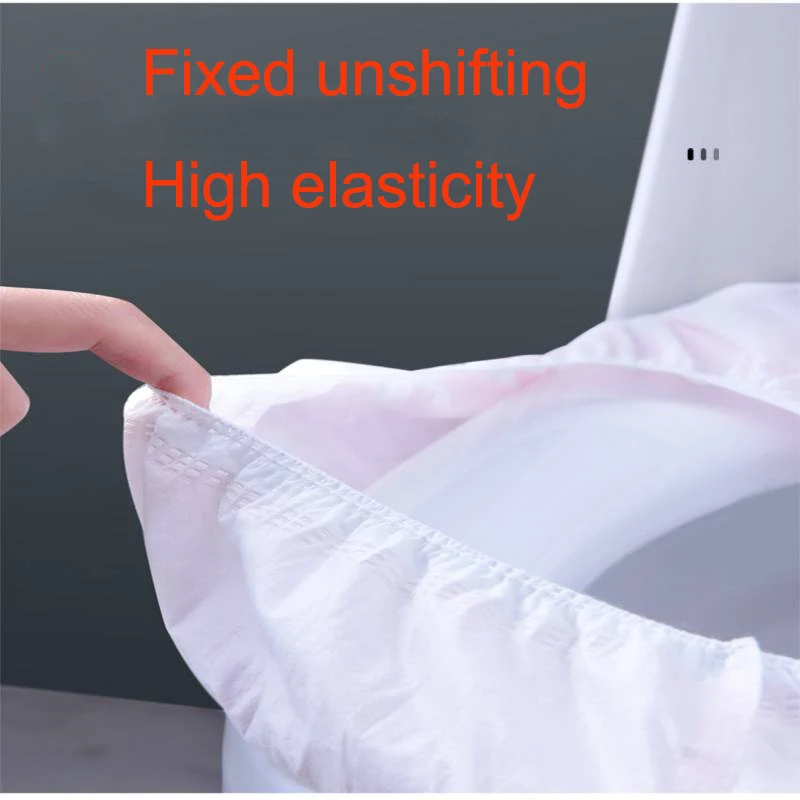 
One Time Use Disposable Elastic Non Woven Toilet Seat Covers for Kids Adults in Travel 