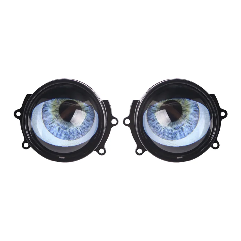New 3 Inch Evil Eye Car Light Blue Eye Decoration Auto Bulb