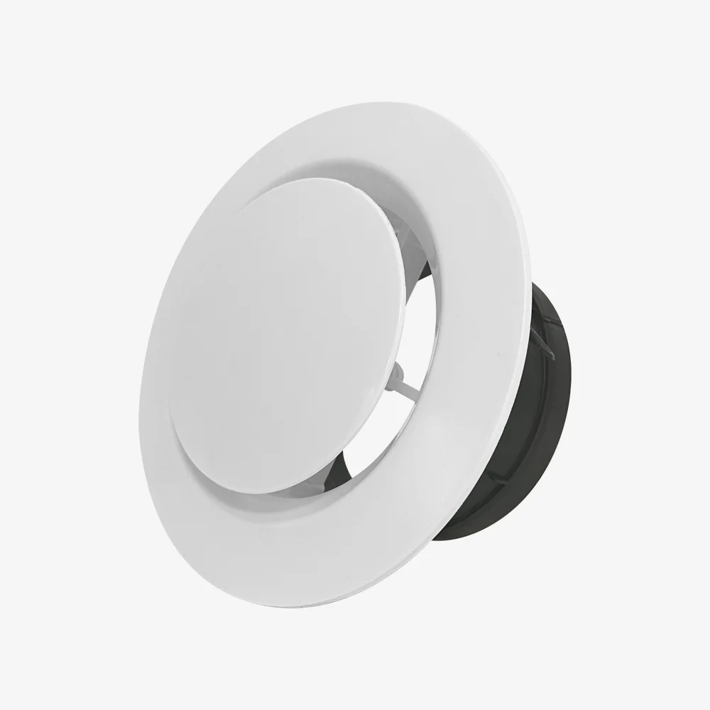 Indoor Ventilation Cover  System Round Controlled Wind ABS Plastic Diffuser Disc Adjustable Fresh Air Vent