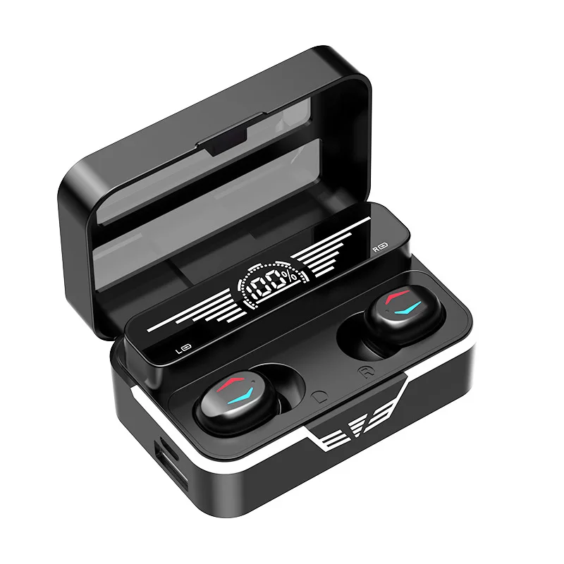 wholesale fashion design tws T25 TWS 5.0 Wireless Earbuds Earphone 5.0 with Power Bank