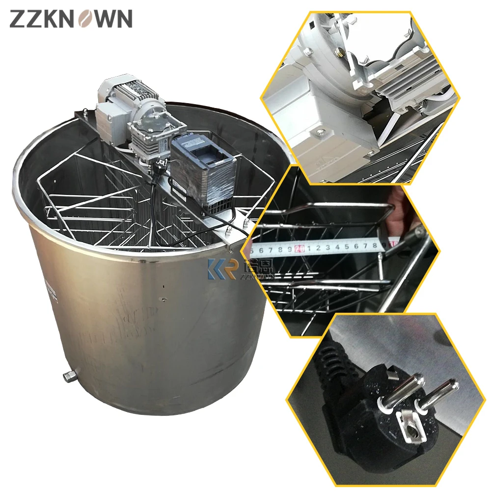 Factory Wholesale Price Honey Extractor Beekeeping Equipment Reversible Electrical 6 Frames Honey Extractor