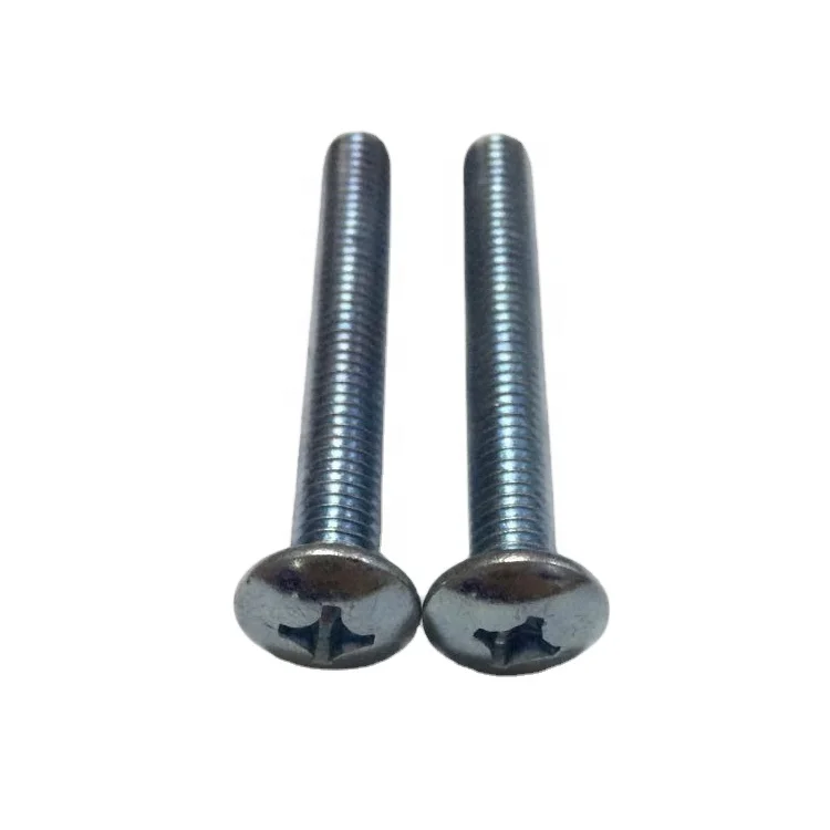 Высокое качество Phillips шлицевая машина с полукруглой головкой болты из углеродистой стали