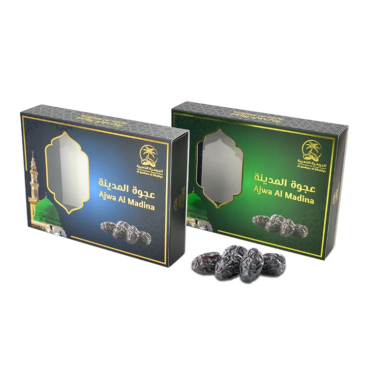 Wholesale Rectangle Dates Fruit Packing Shipping Box Custom Printed Paper Packaging Gift Dates Box