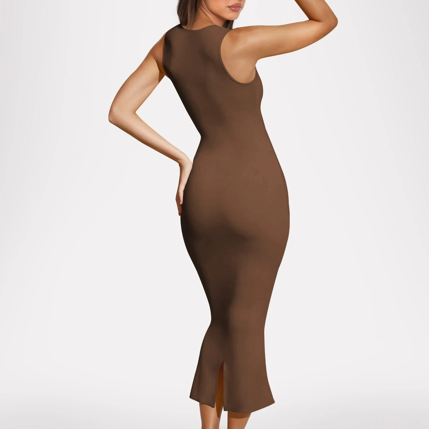 Party Wear Skintight Ladies Formal Midi Maxi Red Bodycon Dress