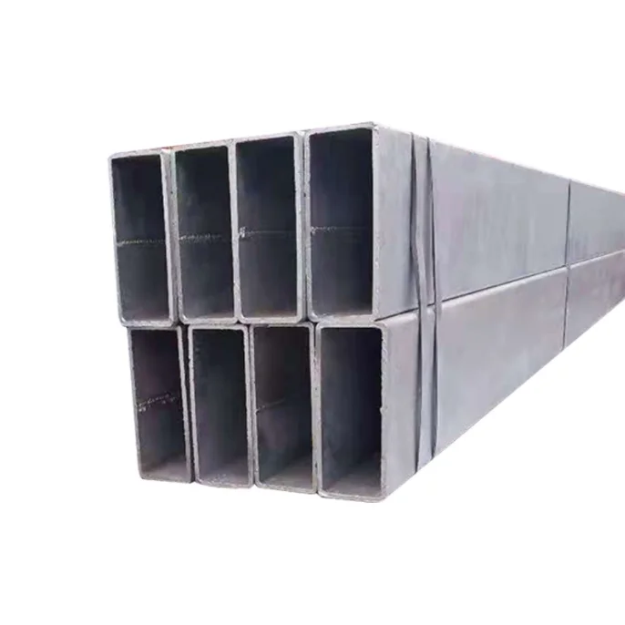 hot rolling carbon steel China supplies Q195 mild steel galvanized square pipe/rectangular hollow steel pipe