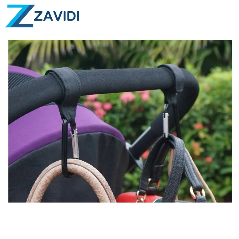 
Fits any stroller bars strong and easy install large size multi-purpose stroller mommy hook 