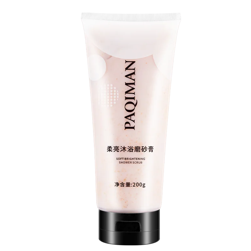 PAQIMAN Wholesale Nourishing Exfoliating Coconut Milk Himalayan Body Polishing Scrub Skin Scrub Private Label Bath Salt
