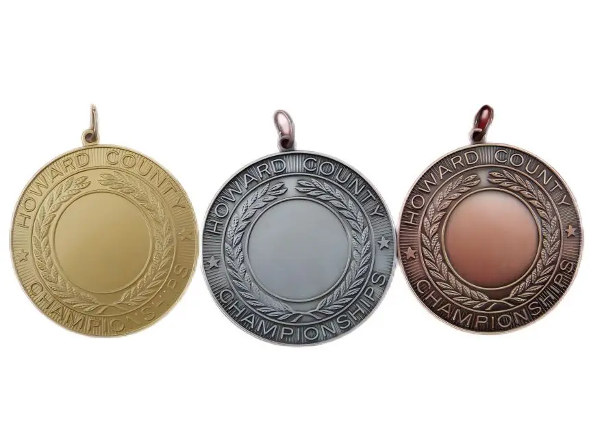custom antique plating medal