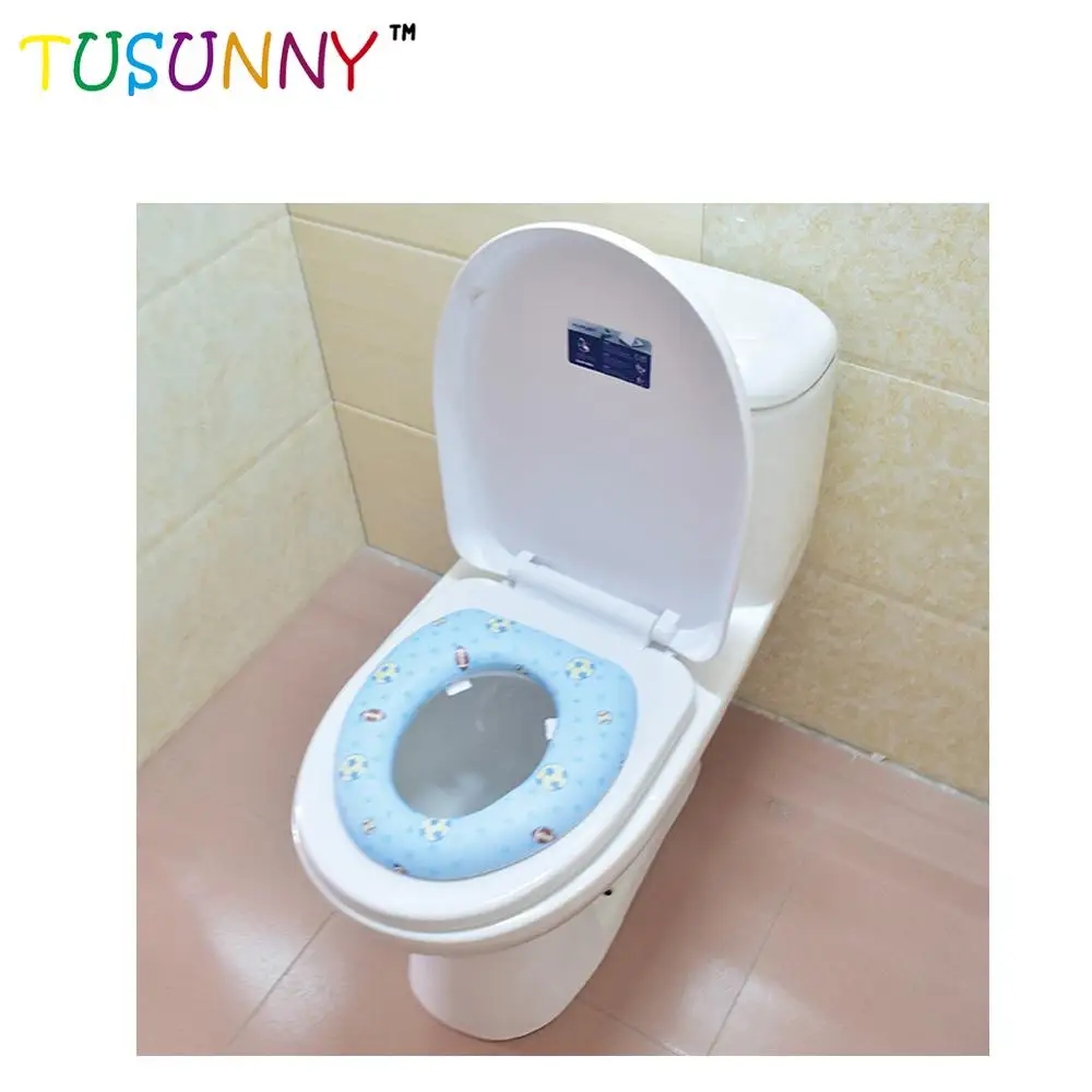 PVC printing baby soft toilet potty seat cover training seat