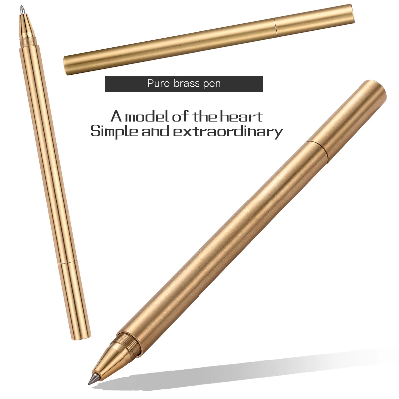 Высококачественная рекламная металлическая ручка латунная с пользовательским логотипом