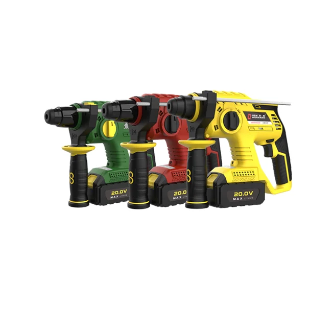 cordless drill combo tool kit 20V brushless hammer drill cordless lithium batteries electric rotary hammer