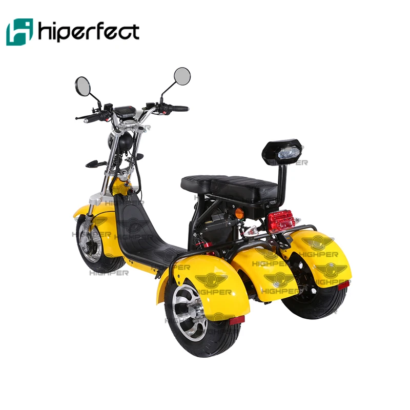 Electric 3-wheel big wheel Motorcycle scooter for adults