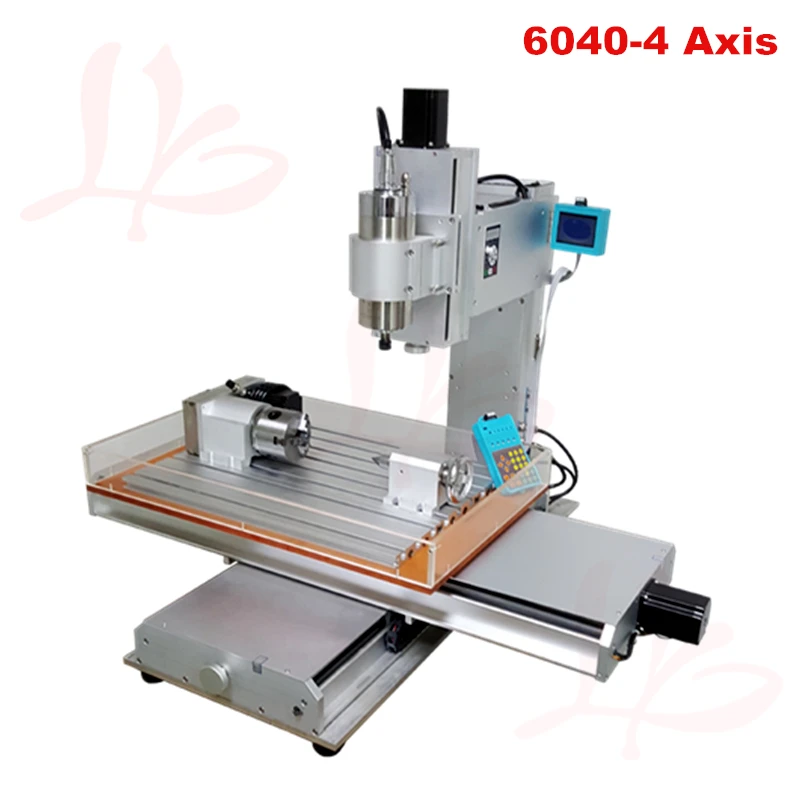 Vertical Engraving Machine CNC Router 6040 1.5KW with A axis B axis Wood Milling Machine