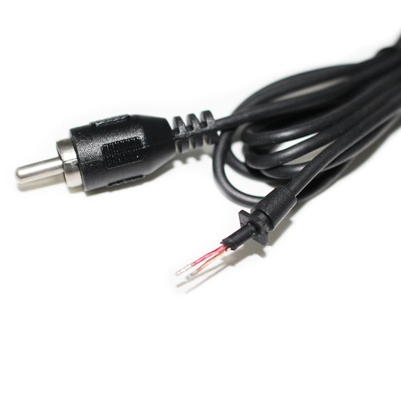 New Arrival 24AWG Enameled Wire RCA Male To Open With SR Audio Viedio Cable