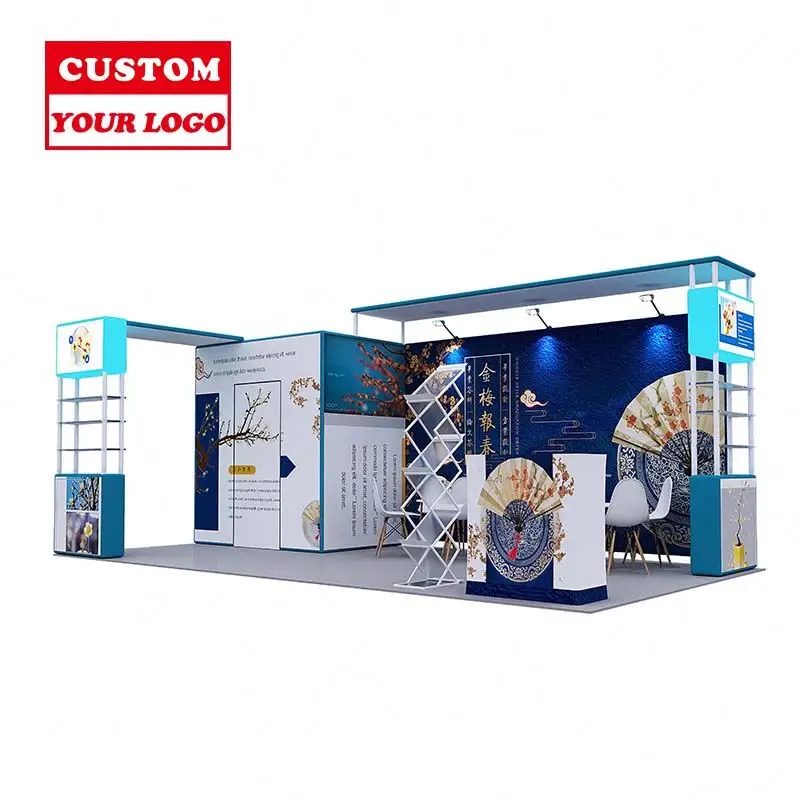 Custom Design Tradeshow Booth Portable Exhibition Booth For Display Trade Fair Display Exhibition Booth For Trade Show