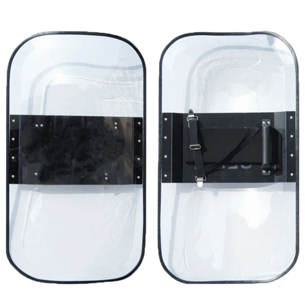 PC anti impact rectangular transparent shield