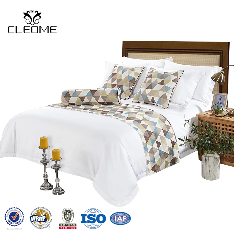 Hotel Luxury 100% Cotton Comforter Bedding Set Double Size Bed Sheet Set