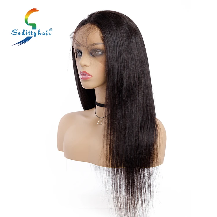wholesale Brazilian  hair human hair full lace wig  remy  straight full lace wig