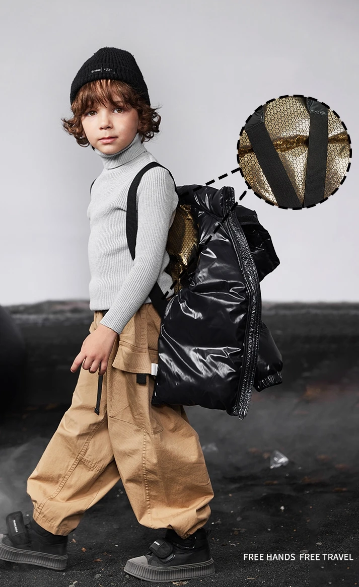 Luxury winter clothes family matching clothes outdoor adult kids down jacket thick parent-child outfit coat children down jacket