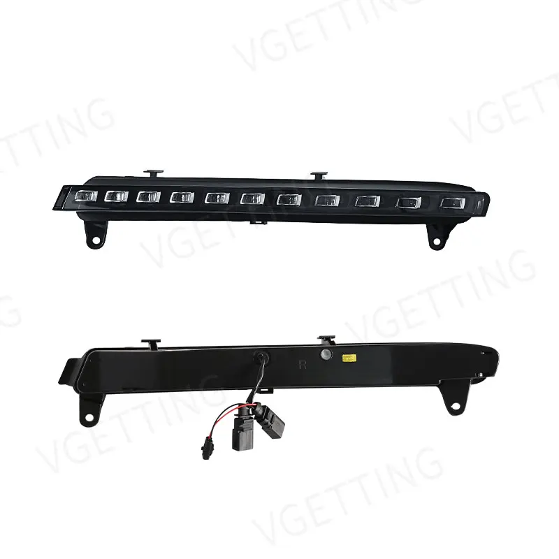 Waterproof 4L0953041 4L0953042 Auto Front Bumper DRL Led Daytime Running Light  Fog Driving Lamp For Audi Q7 2006 2007 2008 2009