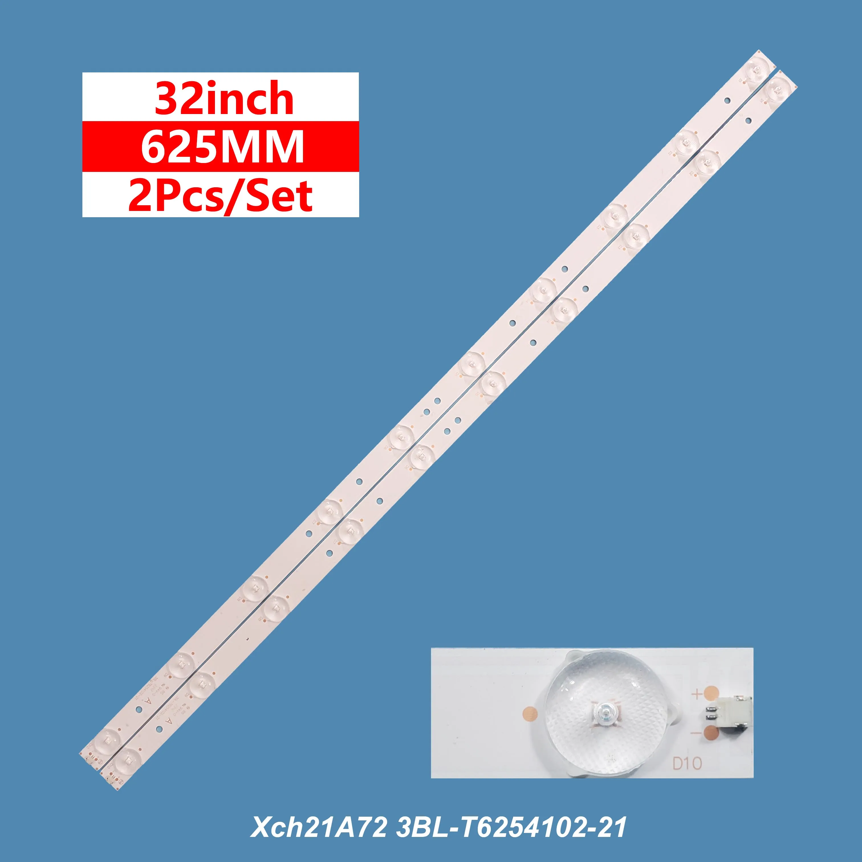 New LED backlight strip 3BL-T6254102-21 For H32DB3500 TV Backlight Repair