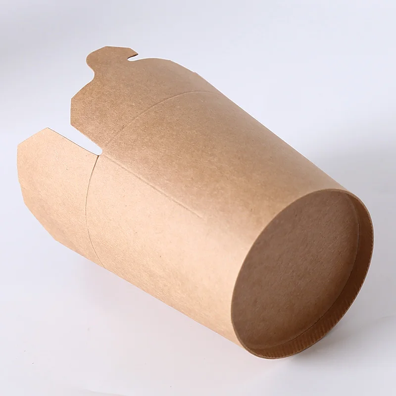 Food Grade Disposable Hot Cheap Paper Box Instant Noodle Package Bowl Cup For Take Away