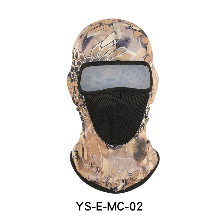 Hot Sale Breathable Windproof Outdoor Sports Cycling Polyester Face Cover Ski Mask Camouflage Balaclava
