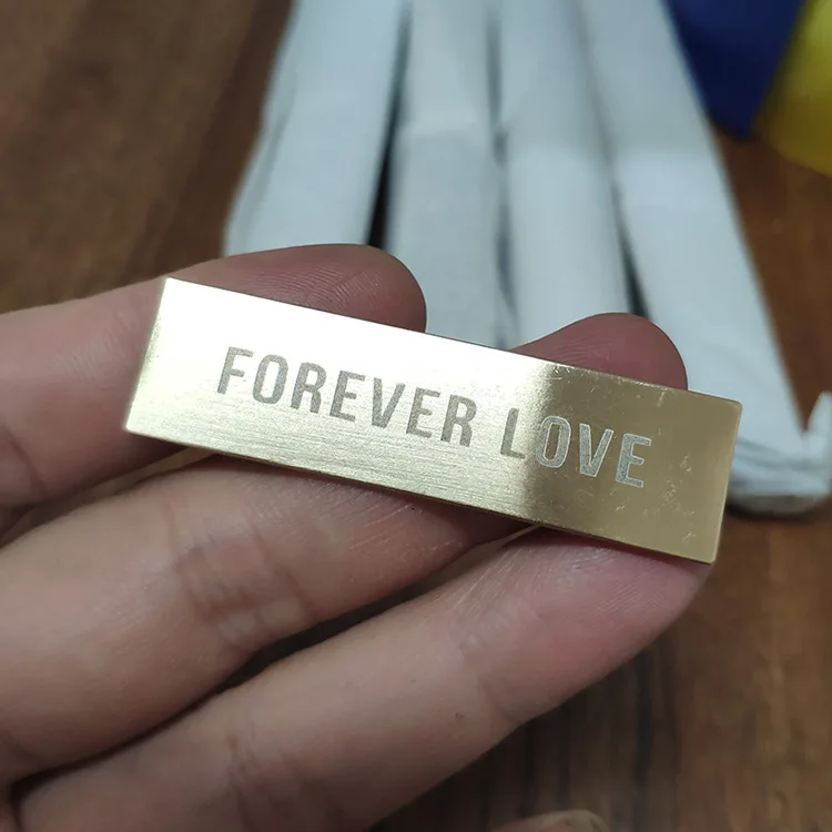 Bags Handbag Hot Sale Logo Label Colors Scarf Metal Customized Plating Garment Labels Custom Metal Logo for Shoes Sambo Shoes