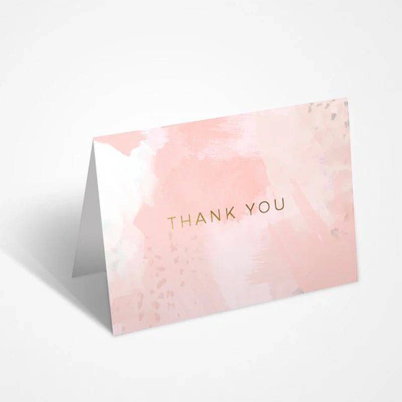 Custom Printing Greeting Business CardThank You Folding Cards with Logo Wholesale