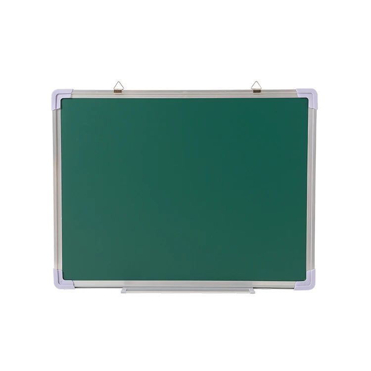 Big black board with marker pen chalk magnetic frame chalkboard