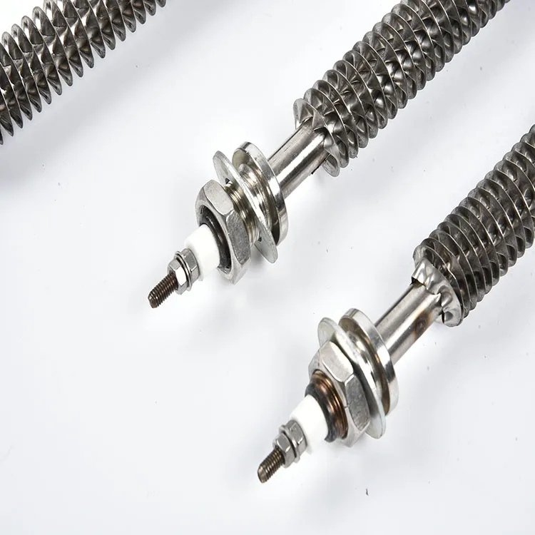 U Shape Electrical Dry Heat Resistance Steel Fin Heating Element Electric Air Duct Strip Finned Tubular Heaters