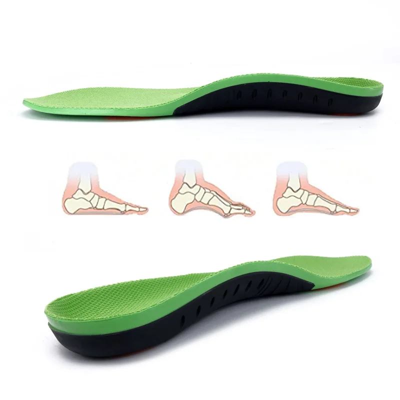 Plantar Fasciitis Arch Support Insoles for Men and Women Shoe Inserts Orthotics Shoe Insoles for Flat Feet Arch Heel Pain