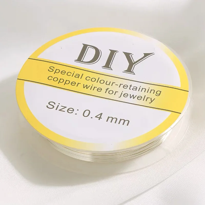 Wholesale 0.25mm 0.3mm 0.45mm Stainless Steel Wire Chain For Beaded Bracelet Necklace Jewelry Making