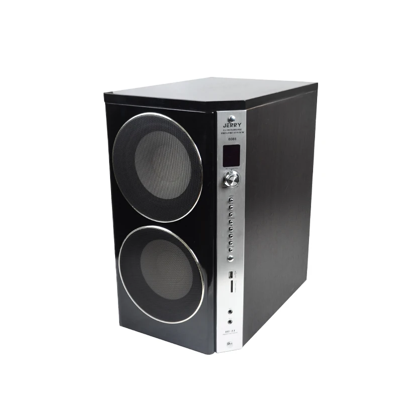 multimedia 5.1 tower subwoofer and speaker surround sound home theater JR-8088