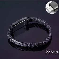 Hot Selling Wrist Ornament 8 Pin Micro Usb Cord Type-c Charging Cable Bracelet Charger Cable Usb