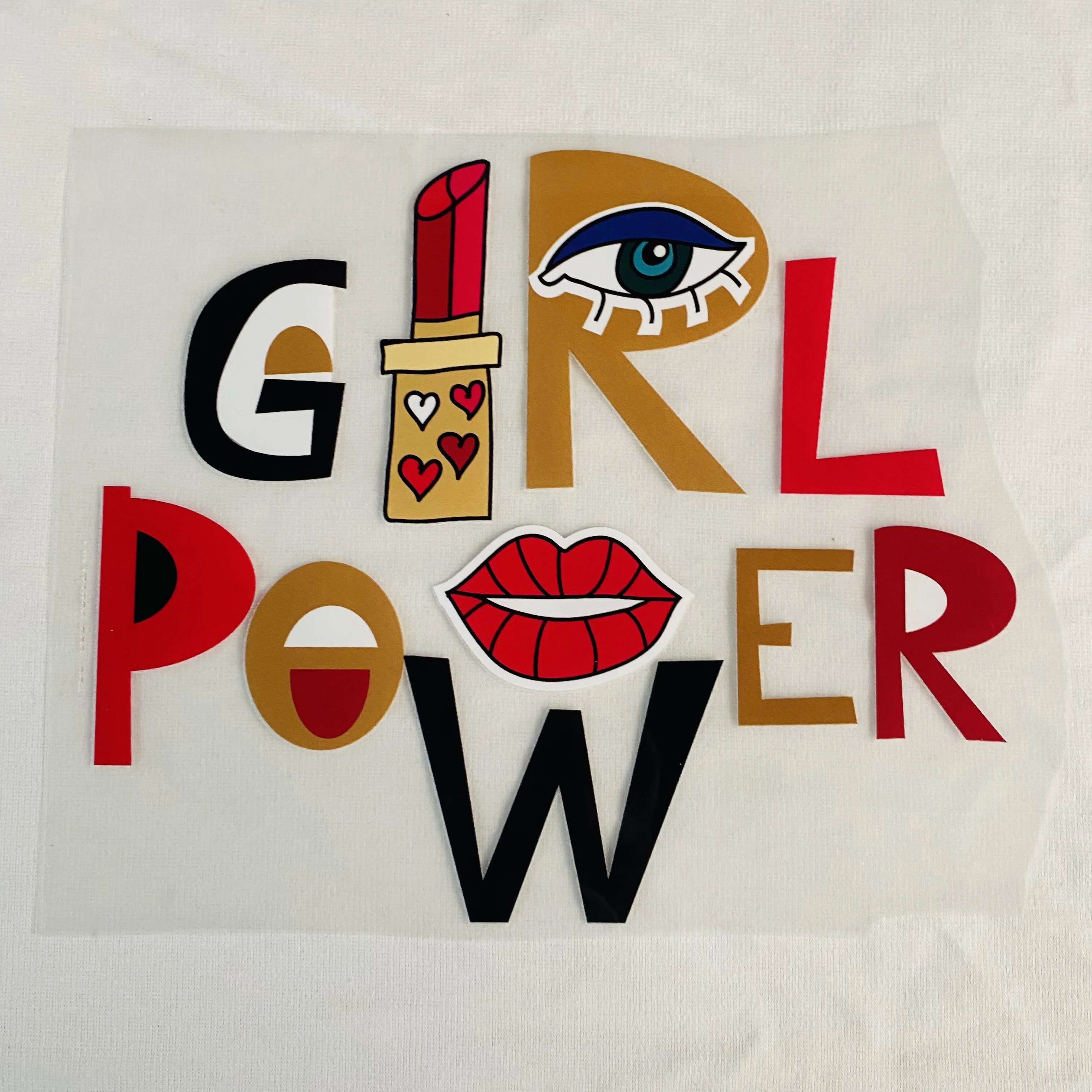 Stickers On Clothes Iron On Transfer DIY  Application woman T-shirt Applique