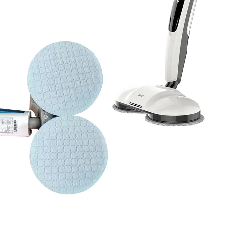 BaoJia Latest Design Promotional Disposable Sweeper Head Korea Nonwoven Round Mop Pad cloth manufacturer