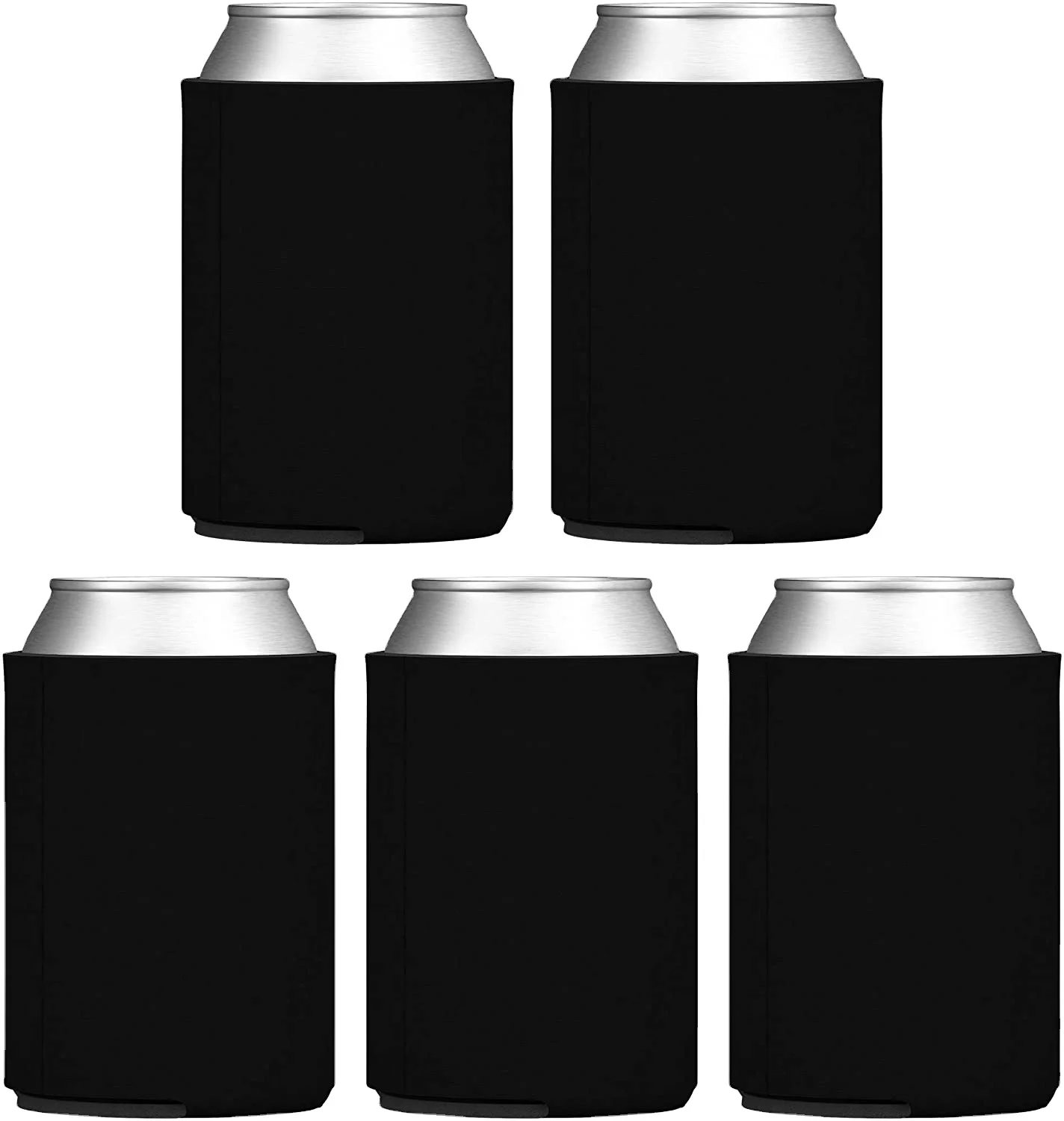 Hot Sales Logo 12oz Bottle Can Cooler Sublimation Blank Neoprene Beer Sleeve Cover Slim Can Stubby Holder Stubbie Cooler