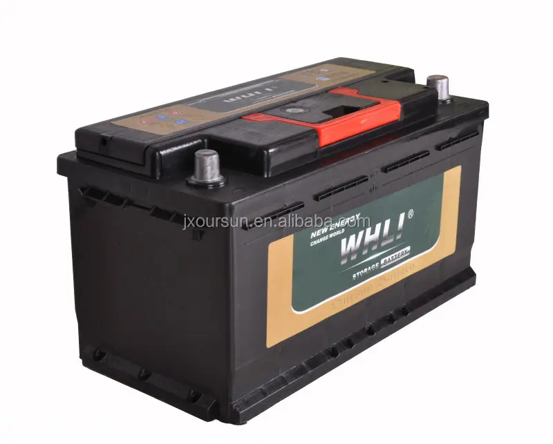 Factory export auto batteries 12v 100AH European standard battery for car starting